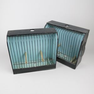 Pair of canary/finch cages