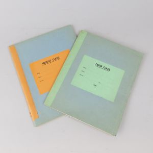 Passenger Liner note books x 2