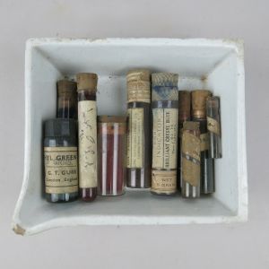 vintage medical glass vials