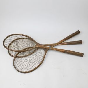 Vintage badminton rackets