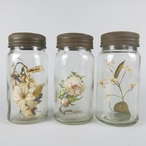 Jars of flowers (a)