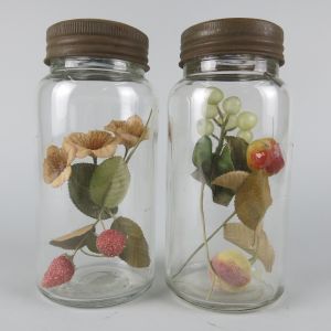 Jars of flowers/fruits (c)