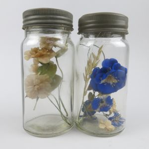 Jars of flowers (c)